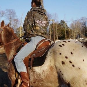 Dairy boy camo hoodie